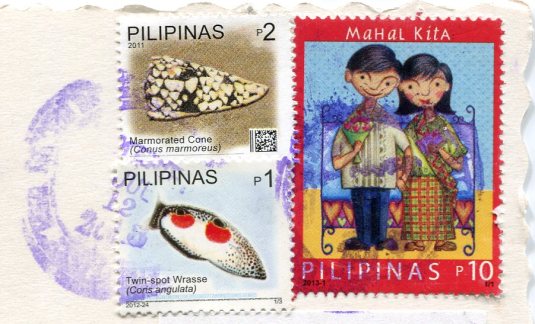 Philippines - Fort Santiago vintage stamps