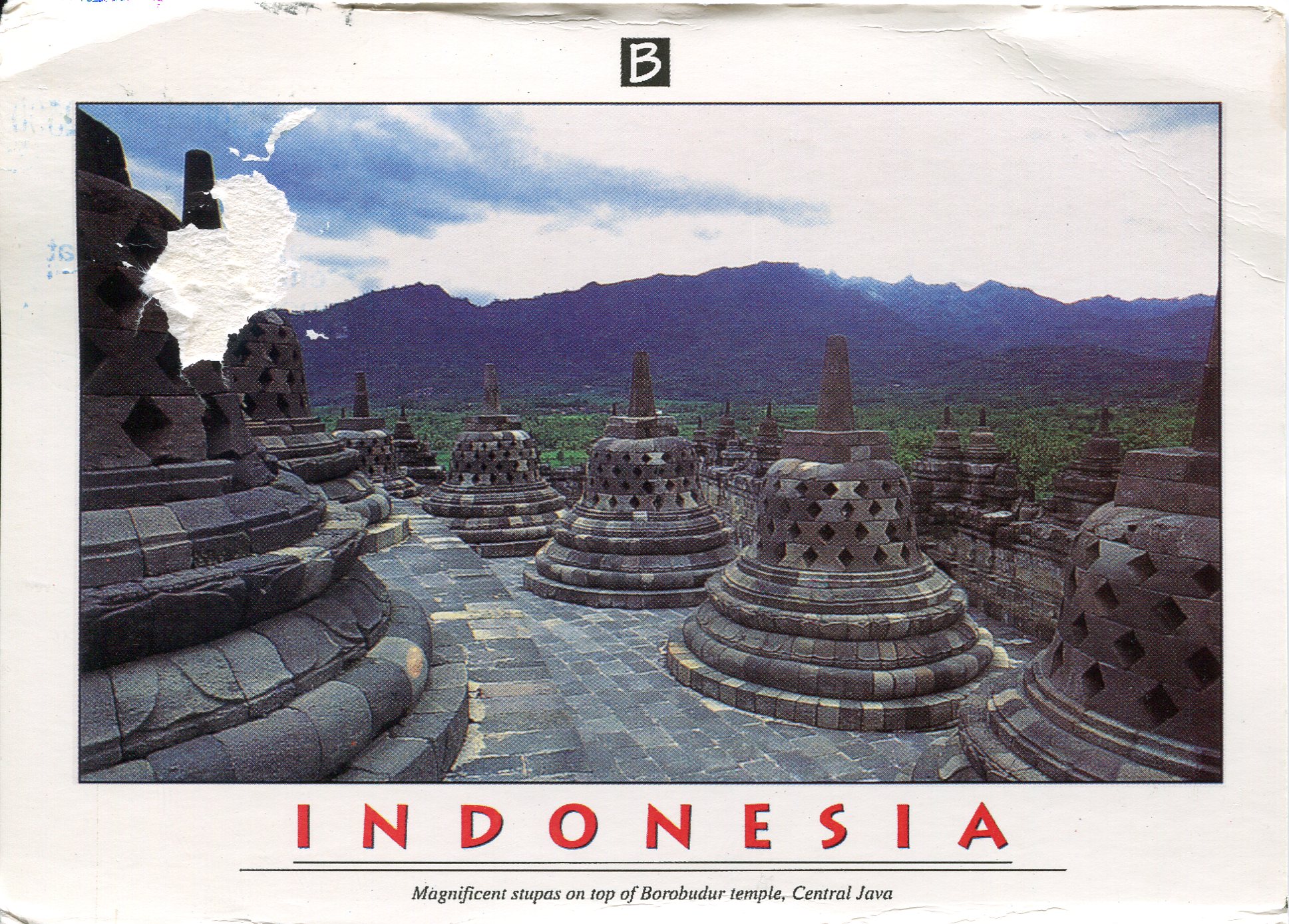 Candi Borobudur Tample | Remembering Letters and Postcards